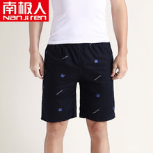 Load image into Gallery viewer, NANJIREN 2020 Summer Men Shorts Brand Breathable Male Casual Board Shorts Comfortable Plus Size Fitness Pants Man Beach Shorts