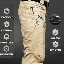 Load image into Gallery viewer, Mens Camouflage Cargo Pants Elastic Multiple Pocket Military Male Trousers Outdoor Joggers Pant Plus Size Tacitcal Pants Men