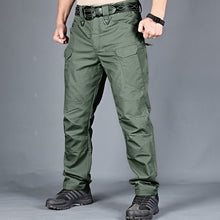 Load image into Gallery viewer, Mens Camouflage Cargo Pants Elastic Multiple Pocket Military Male Trousers Outdoor Joggers Pant Plus Size Tacitcal Pants Men