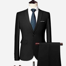 Load image into Gallery viewer, Mens Suits 2020 Costum Solid Formal Work Business Tuxedo male 3 Piece Casual Terno wedding Party Terno suit slim fit Asian Size

