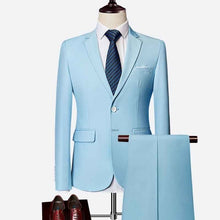 Load image into Gallery viewer, Mens Suits 2020 Costum Solid Formal Work Business Tuxedo male 3 Piece Casual Terno wedding Party Terno suit slim fit Asian Size
