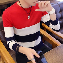 Load image into Gallery viewer, Korea Grey Sweaters And Pullovers Men Long Sleeve Knitted Sweater High Quality Winter Pullovers Homme Warm Navy Coat 3xl Newest
